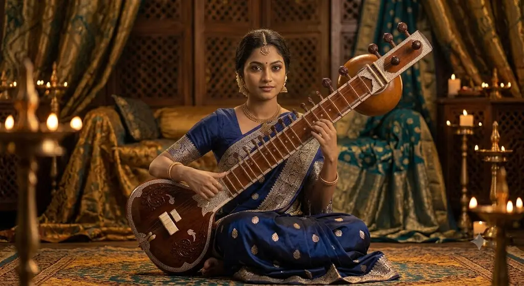 Sitar Hindustani music authentic blockchain certification